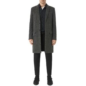 All Saints Gray Pea Coat